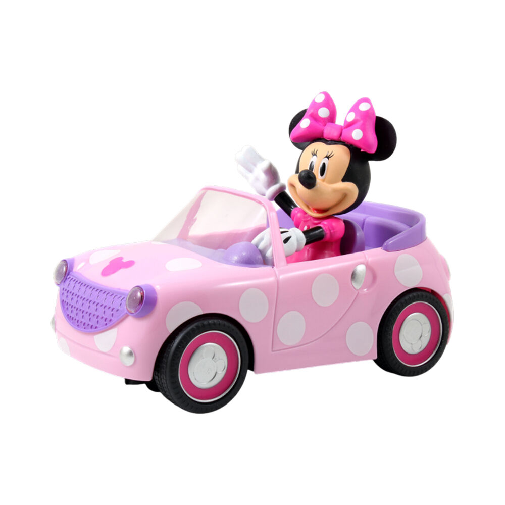 Buy Jada 1:24 Scale Disney Minnie Mouse Roadster Remote Control Car ...