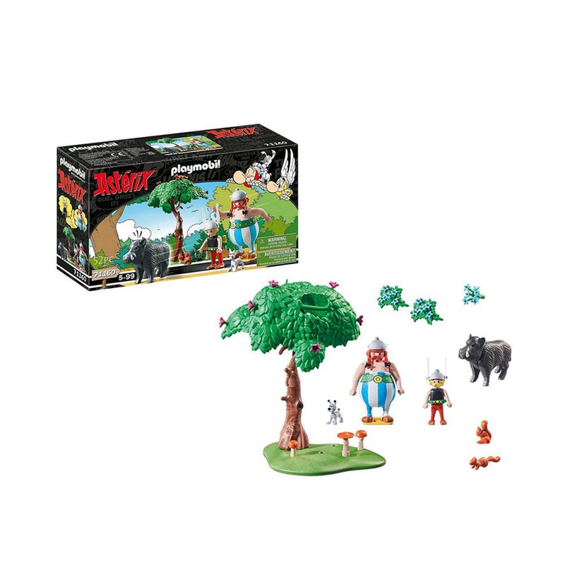 Buy Playmobil Asterix Series Obelix And Idefix Wild Boar Hunting