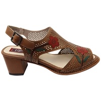 J Gean Simone Womens Comfortable Leather Heels Sandals Made In Brazil