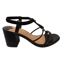 Ramarim Bianca Womens Comfortable Brazilian Mid Heel Dress Sandals