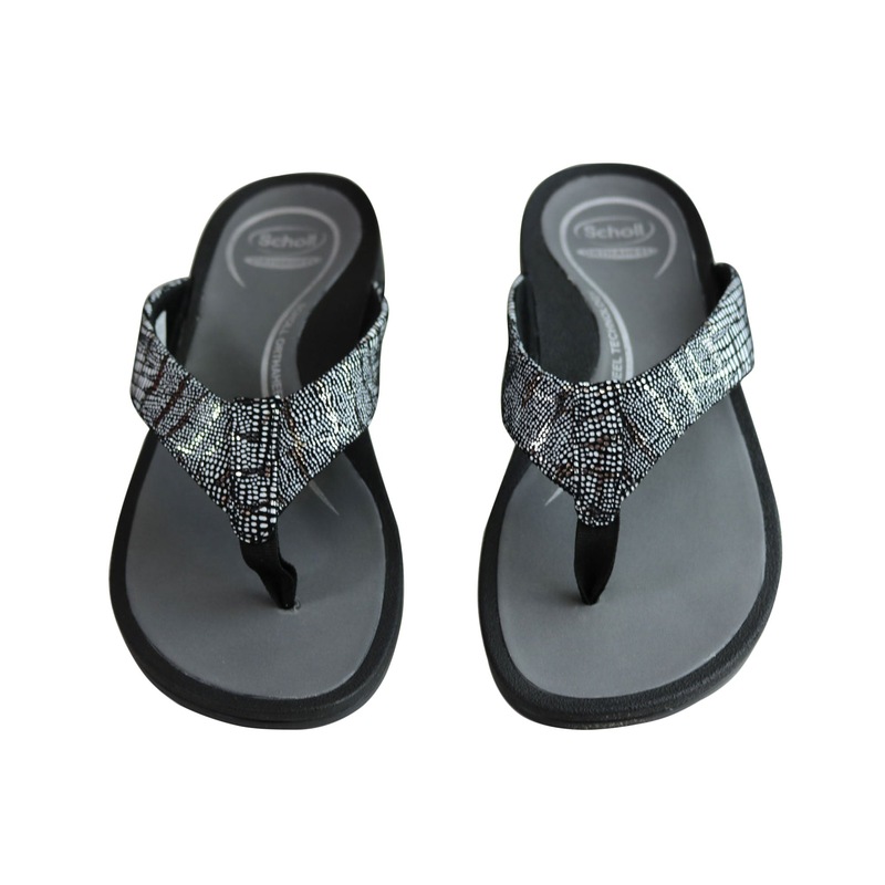 scholl orthotic thongs