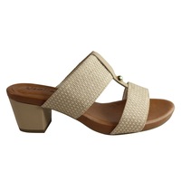 Usaflex Kandel Womens Brazilian Comfortable Cushioned Mid Heel Sandals