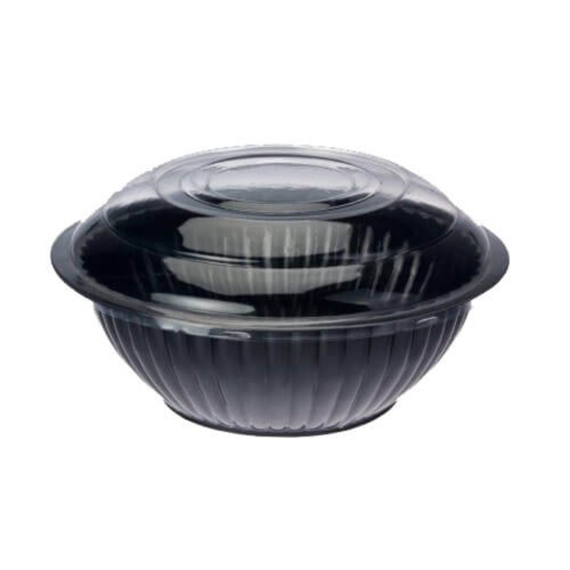 Buy Black Salad Bowl 14' with Lid MyDeal