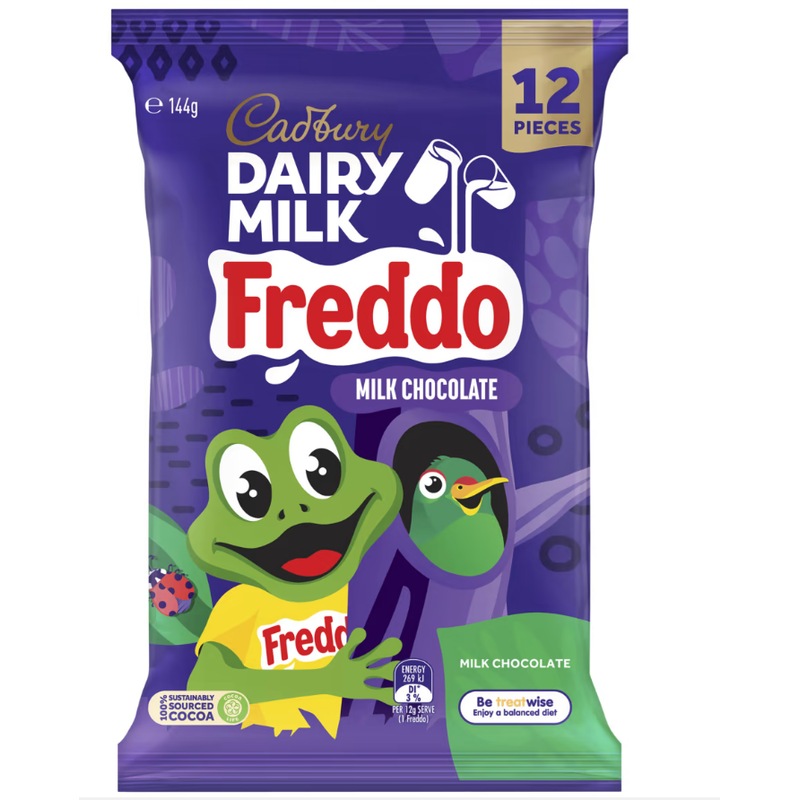 Buy Cadbury Dairy Milk Freddo Chocolate Sharepack 144g MyDeal