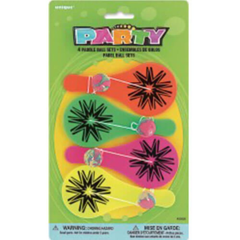 Buy Favours Paddle Ball set Pk 4 MyDeal