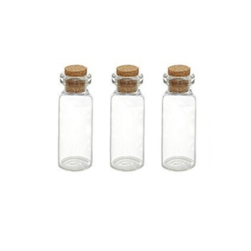 Buy Mini Glass Bottles 6cm Pk 3 Mydeal 6863