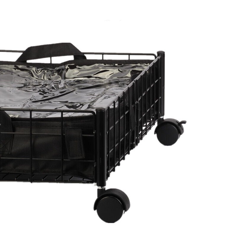 Buy 2 Pack Under Bed Storage Basket w/Wheels Rolling Underbed Cart