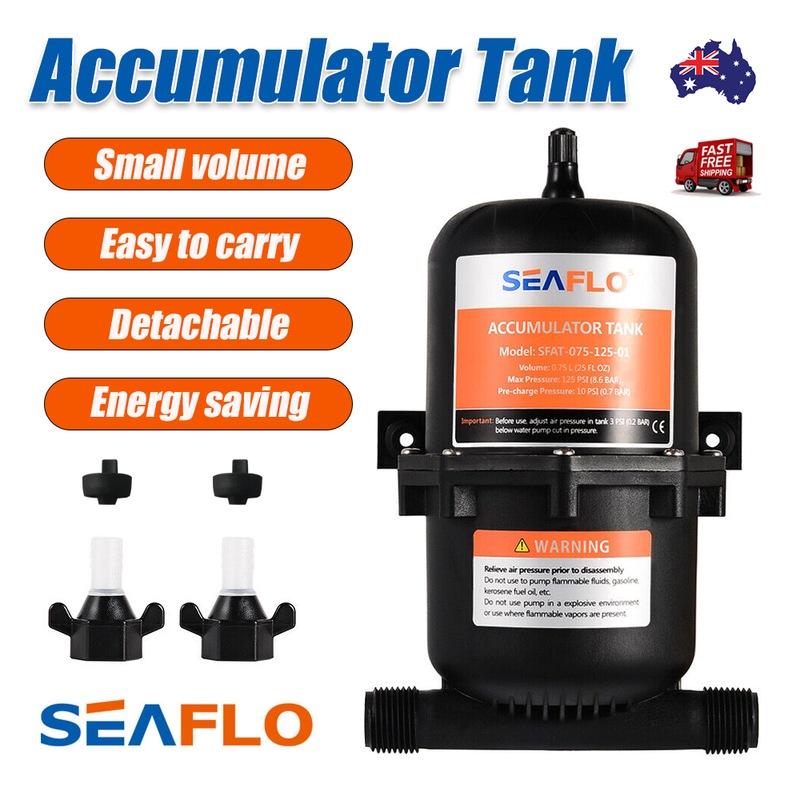 Buy Boat RV Water Accumulator Tank Marine Pressurized Tank SEAFLO SFAT