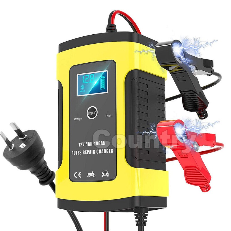 Buy Car Battery Charger 12V 6A Model LCD Smart Battery Repair Boat Caravan Truck New MyDeal
