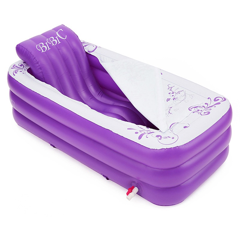 Buy Folding Inflatable Bathtub Portable PVC Water Tub Place Room Adult