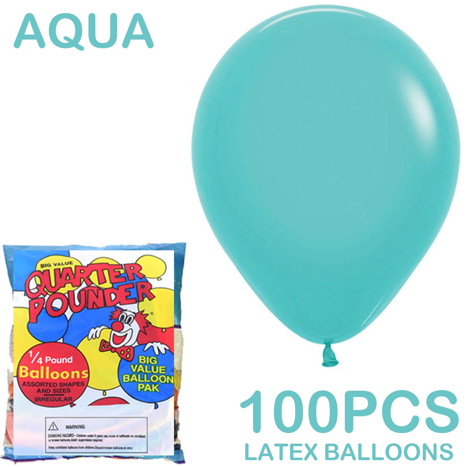 10-100 Pack Assorted Color Latex Party Balloons - 10 Inch, Solid, For Birthdays, Weddings, Showers