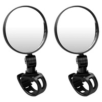 2pcs 360�� Bike Bicycle Cycling Rear View Mirror Handlebar Safety Flexible