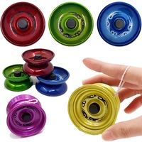 4pcs Aluminum Professional Yo-Yo Bundle Bearing Ball Kids Toy Magic YoYo