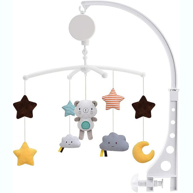 Buy Baby Cot Hanging Musical Bed Bell Crib Wind Up Music Box Gift