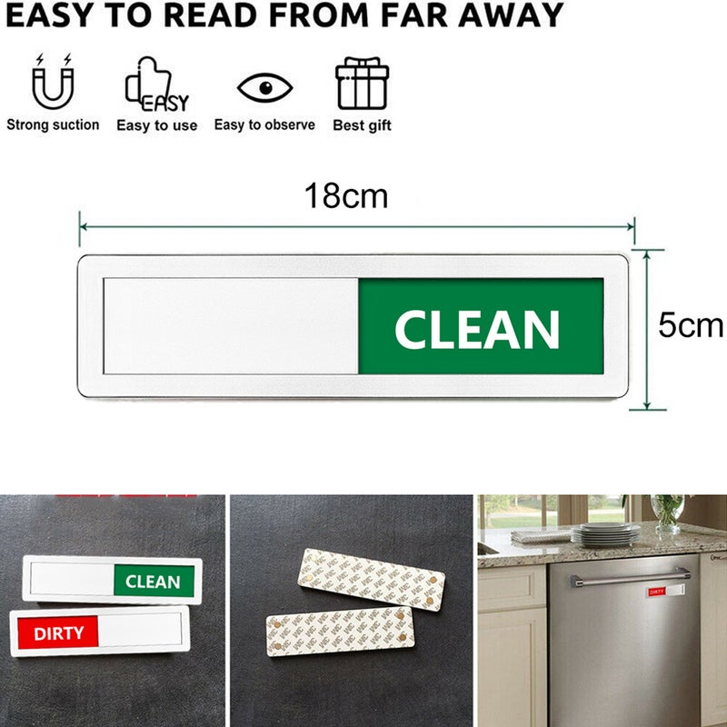 Waterproof Clean Dirty Dishwasher Magnet Non-Scratch Magnetic
