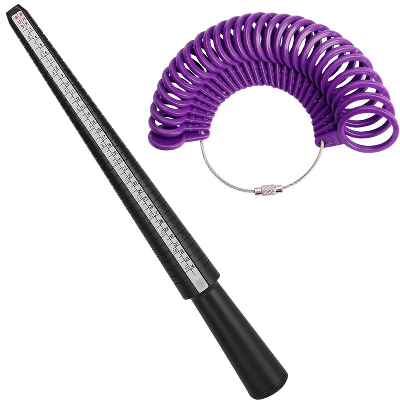 Buy Jewellery Tool Ring Sizer Mandrel Stick Gauge Set Finger Size