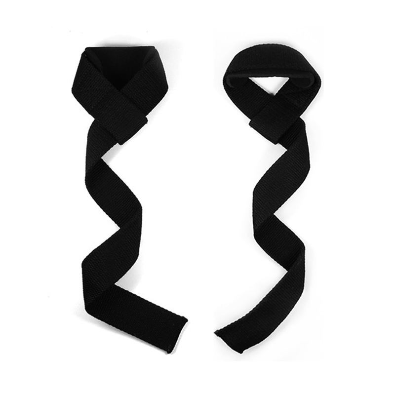 Buy SINGLE LOOP WEIGHT LIFTING STRAPS GYM TRAINING WRIST SUPPORT BAR