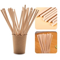 Up to 1500x Disposable Paper Straw 6MM Drinking Straw Drink Party Bulk