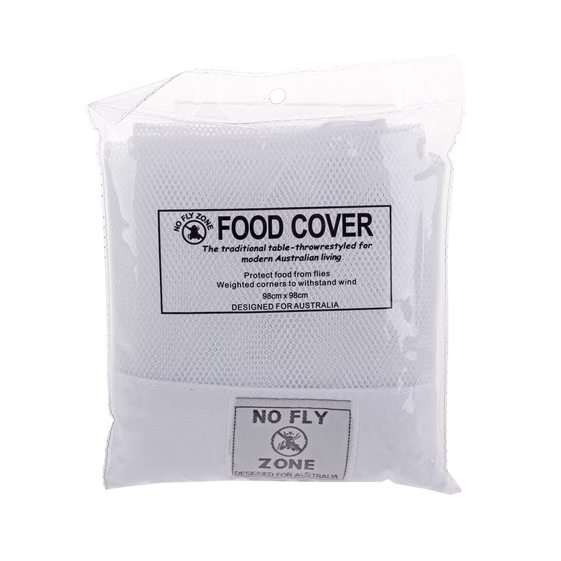 Buy Mesh Food Cover Throw White 98x98cm MyDeal
