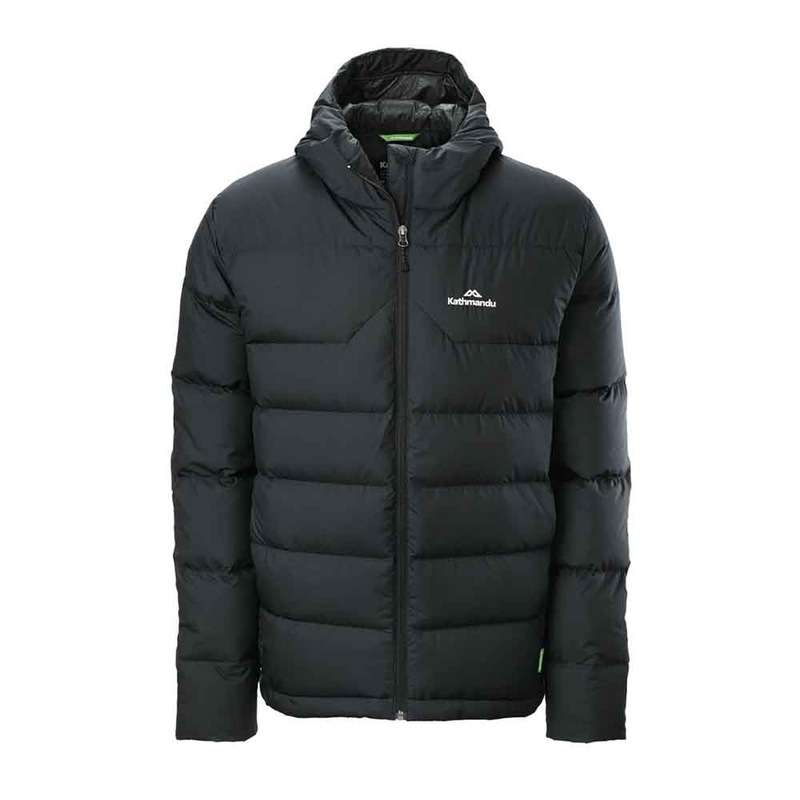 Buy Kathmandu Epiq Men's 600 Fill Hooded Down Winter Jacket Black