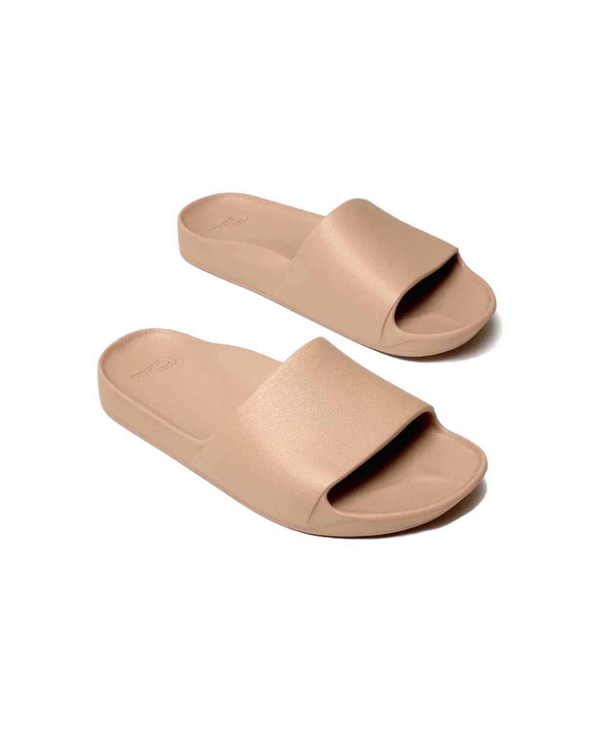 Buy Archies Arch Support Slides Tan - MyDeal