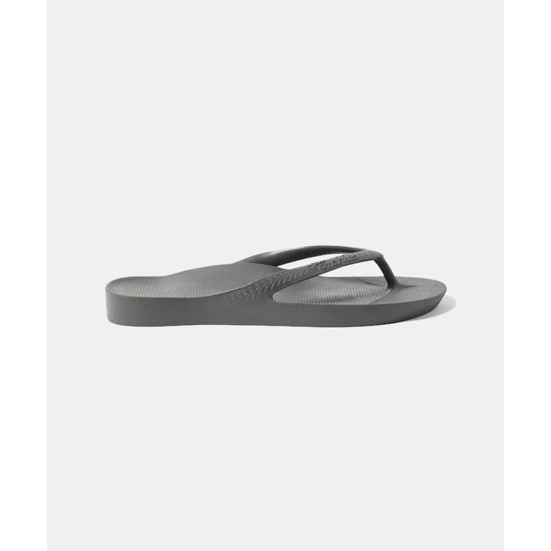 Buy Archies Arch Support Charcoal Thongs - MyDeal