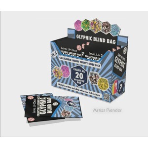 Level Up Dice - Glyphic Blind Bag Series 3.5 D20 Box (6)