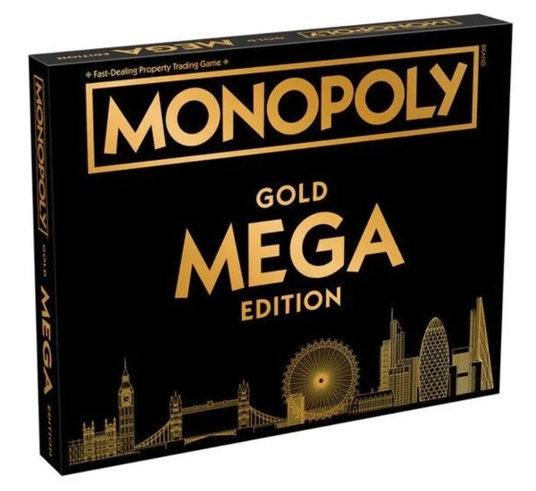Buy Monopoly - Mega GOLD Monopoly - MyDeal Australia