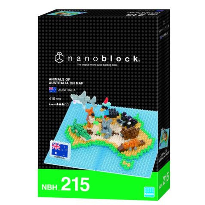 Buy Nanoblocks - Animals of Australia on Map - MyDeal