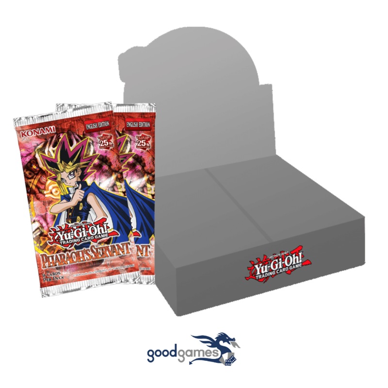 Yu-Gi-Oh! TCG Pharaoh's Servant Sealed Collectible Card Game Packs in English for sale