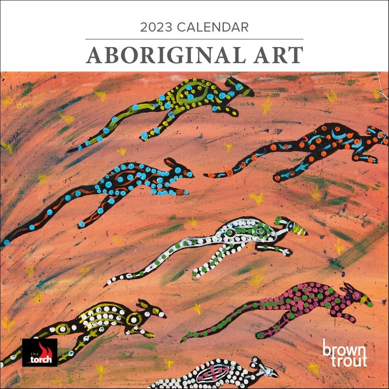 Buy 2023 Calendar Aboriginal Art Mini Wall, Browntrout MyDeal