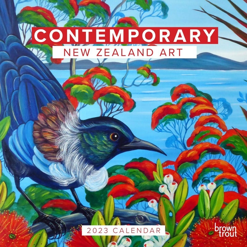 Buy 2023 Calendar Contemporary New Zealand Art Square Wall, Browntrout