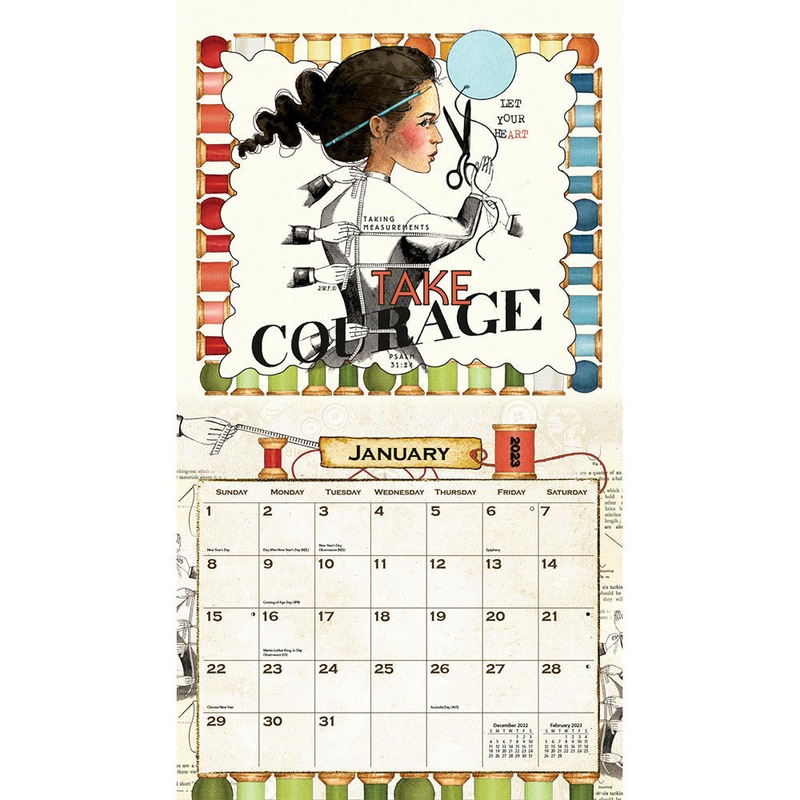 Buy 2023 Calendar She Who Sews by Wecker Frisch, LANG 23991001987