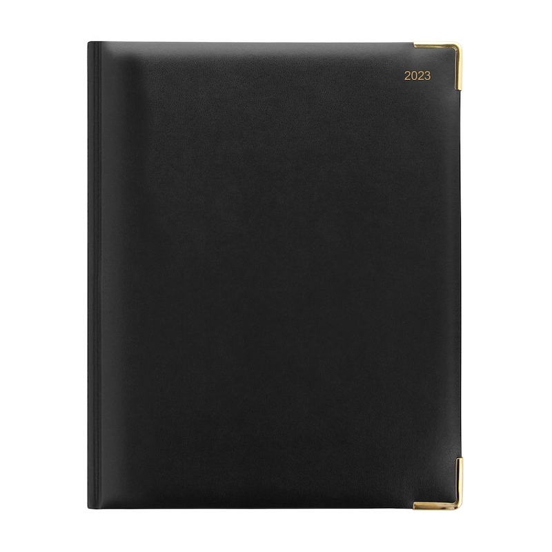 Buy 2023 Diary Classic Quarto Week to View Vertical w/ Appts Black by ...