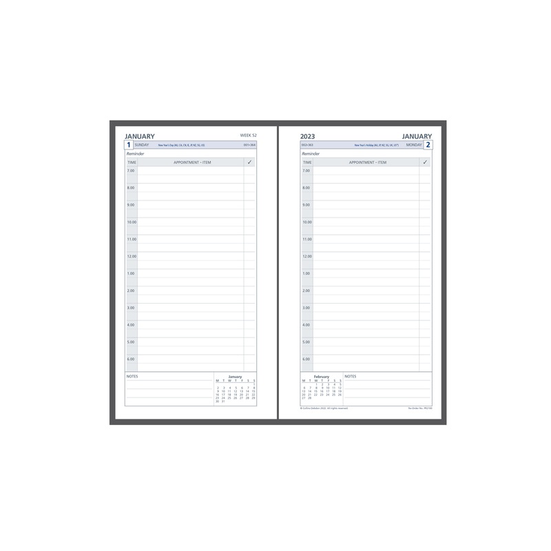 Buy 2023 Refill Debden DayPlanner Personal Day to Page PR2100 MyDeal