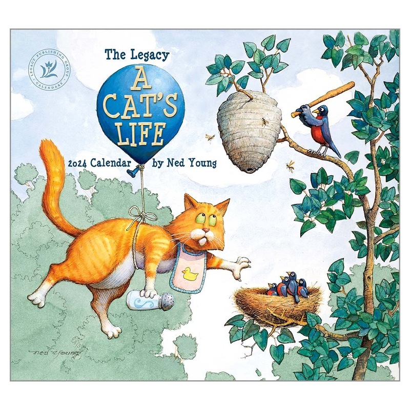 Buy 2024 Calendar A Cat's Life by Ned Young Wall The Legacy WCA81760