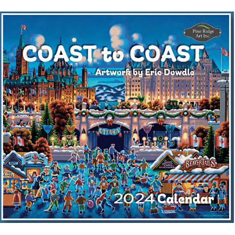 Buy 2024 Calendar Coast To Coast by Eric Dowdle, Pine Ridge Art 5958 MyDeal