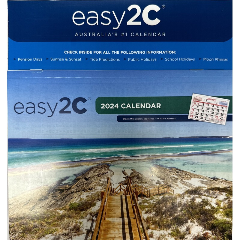 Buy 2024 Calendar easy2C EsE2c Easy To See 4278 MyDeal