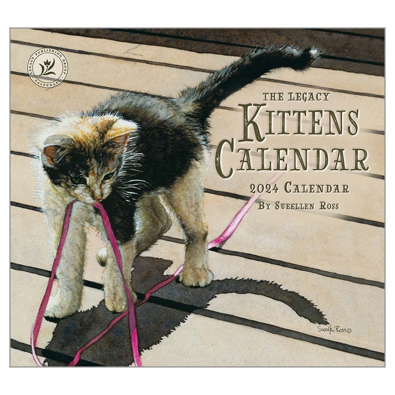 Buy 2024 Calendar Kittens by Sueellen Ross Wall The Legacy WCA84390