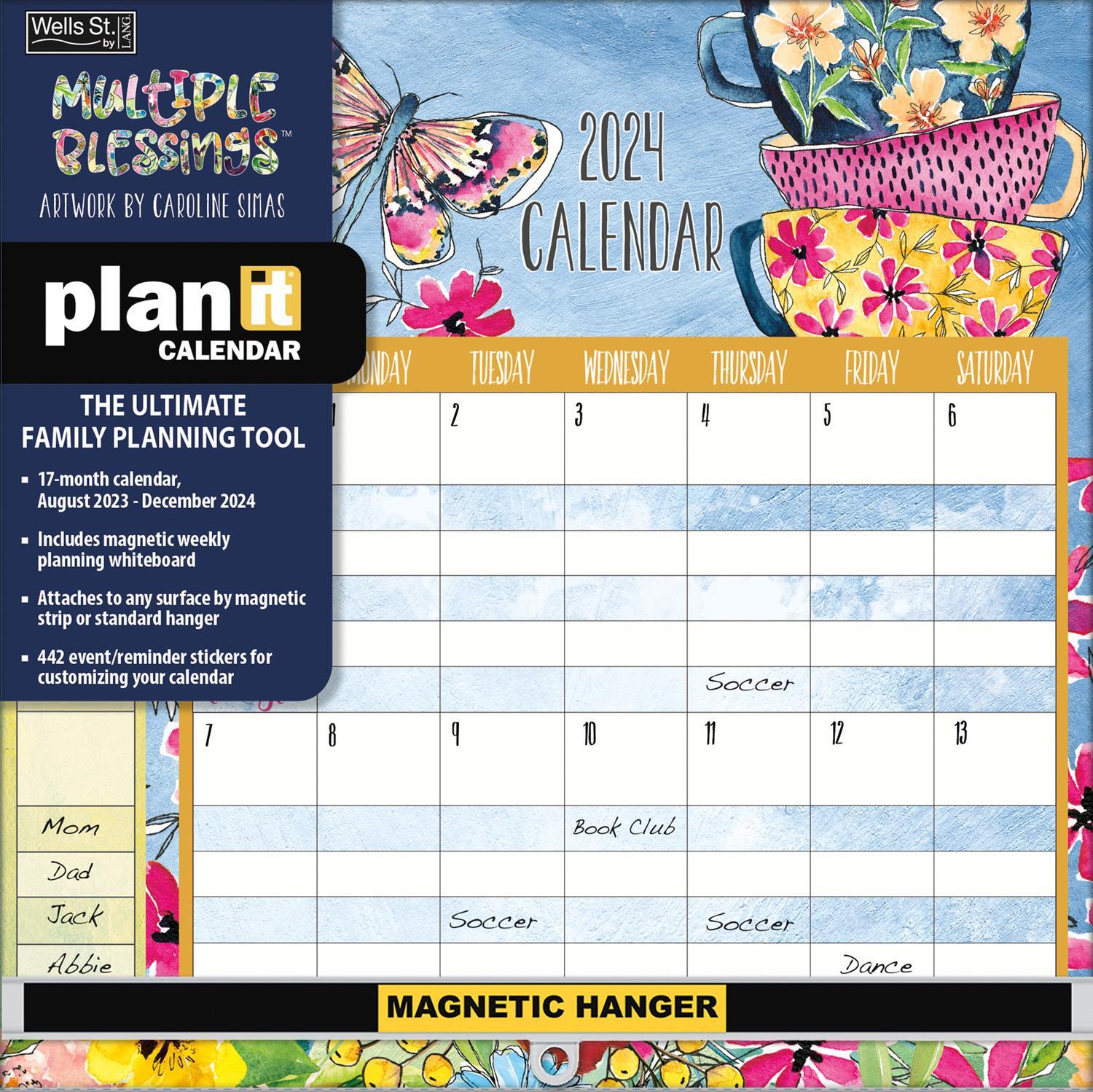 Buy 2024 Calendar Multiple Blessings By Caroline Simas Plan It Square   2024 Calendar Multiple Blessings By Caroline Simas Plan It Square Wall Wsbl 10426077 00 