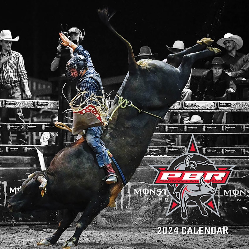 Buy 2024 Calendar PBR Professional Bull Riding Square Wall, Paper Pocket CPBRB MyDeal