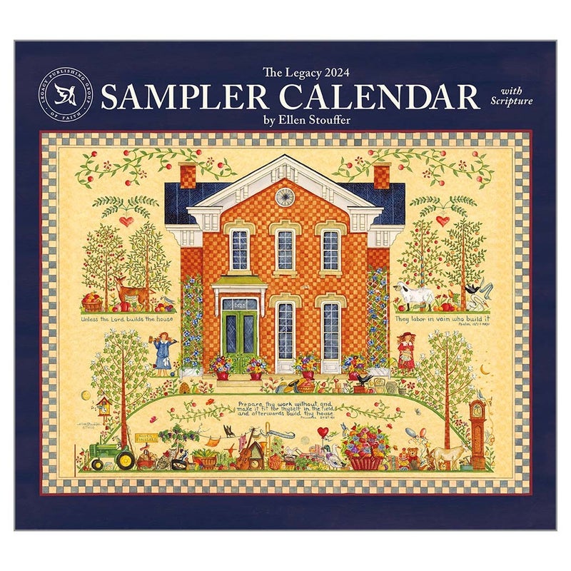 Buy 2024 Calendar Sampler with Scripture by Ellen Stouffer Wall The