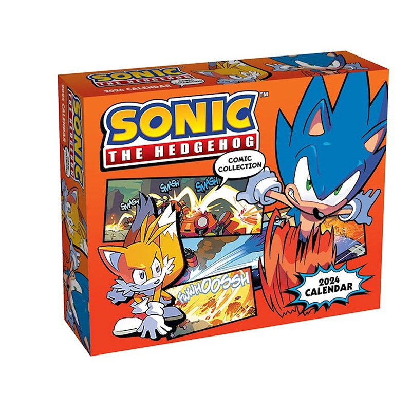 Buy 2024 Calendar Sonic the Hedgehog Comics Day-to-Day Boxed Andrews ...