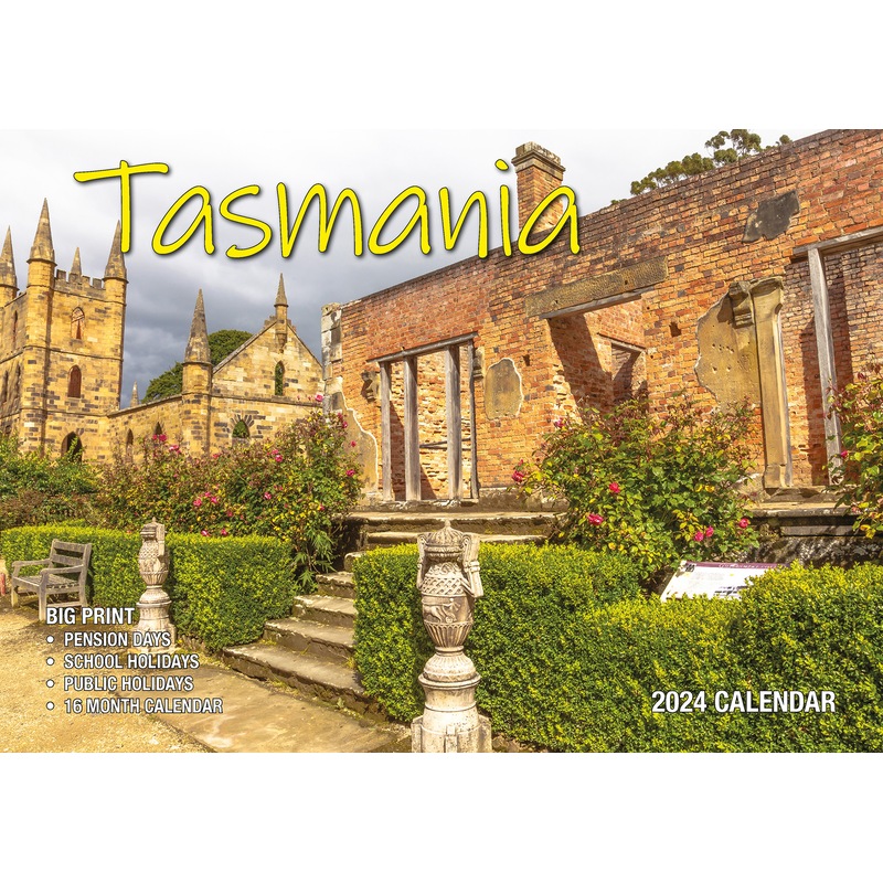 Buy 2024 Calendar Tasmania Big Print Wall by Bartel BP435 MyDeal