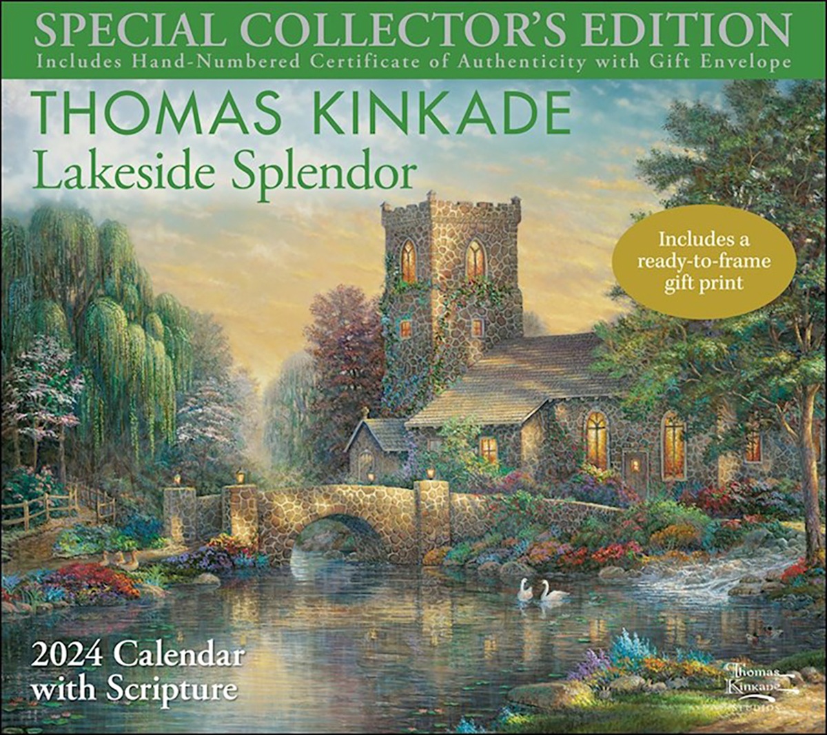 Buy 2024 Calendar Thomas Kinkade Special CE W Scripture Deluxe Wall   2024 Calendar Thomas Kinkade Special Ce W Scripture Deluxe Wall Andrews Mcmeel 10299979 00 