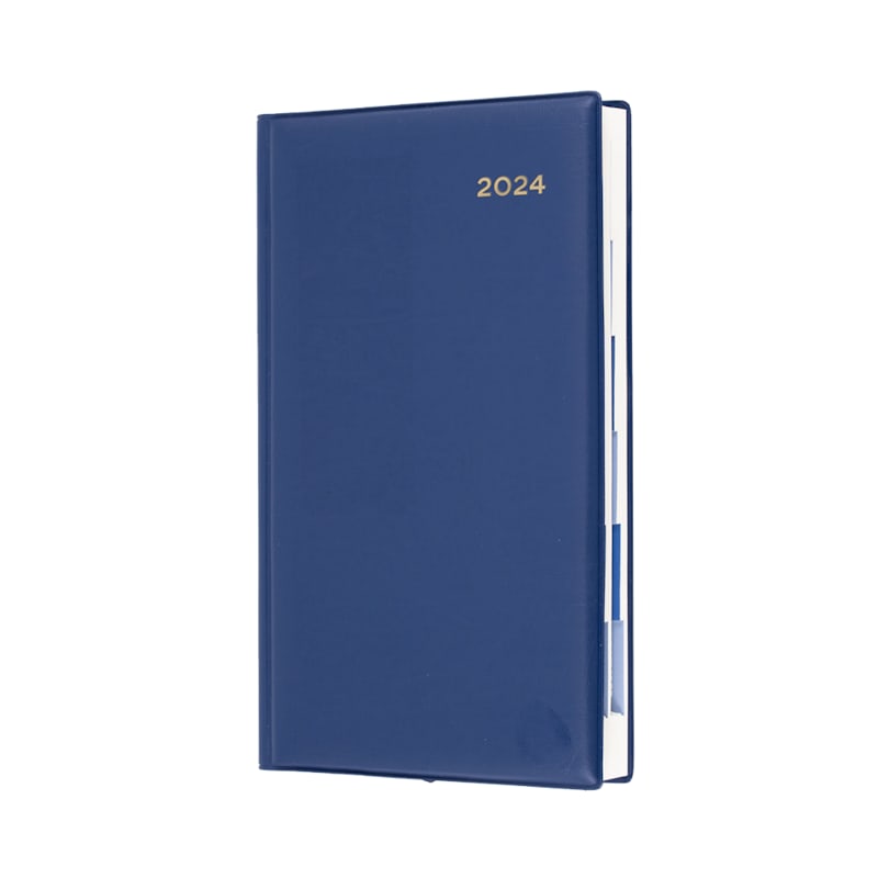 Buy 2024 Diary Collins Belmont Desk Octavo Day to Page Navy Monthly