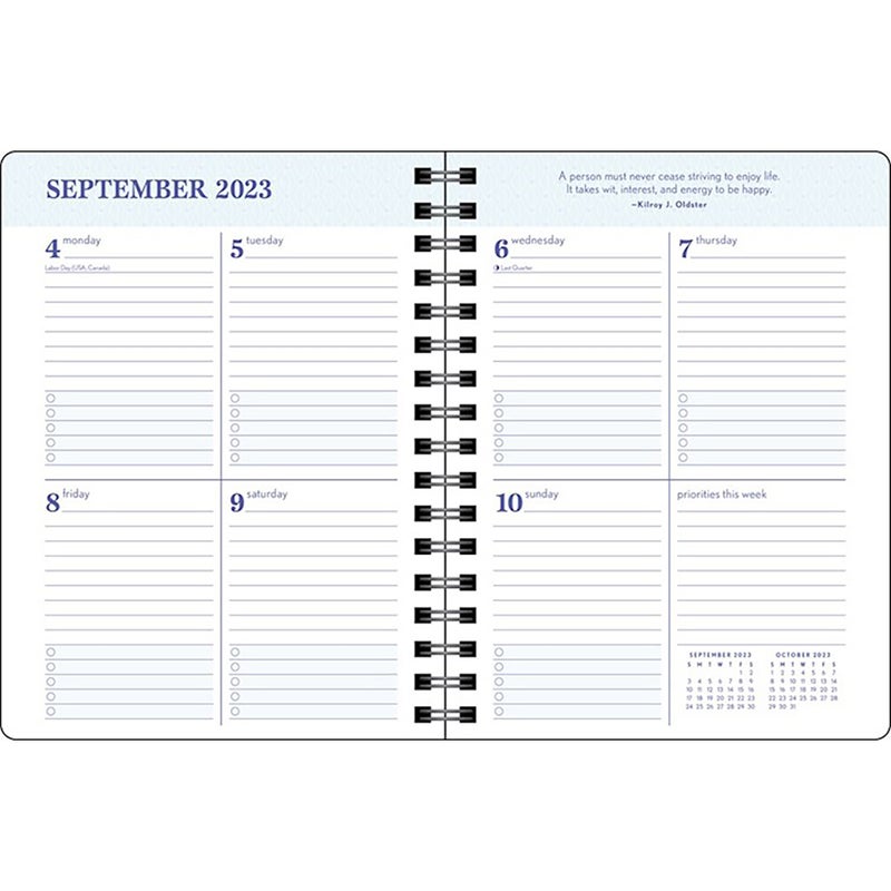 Buy 2024 Planner Posh Deluxe Abstract Blooms 17-Month Hardcover Weekly/ Monthly - MyDeal