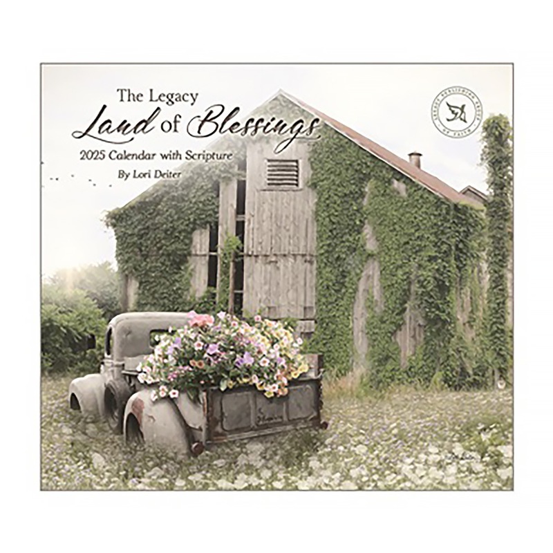 Buy 2025 Calendar Land Of Blessings by Lori Deiter Wall, Legacy WCA91389 MyDeal