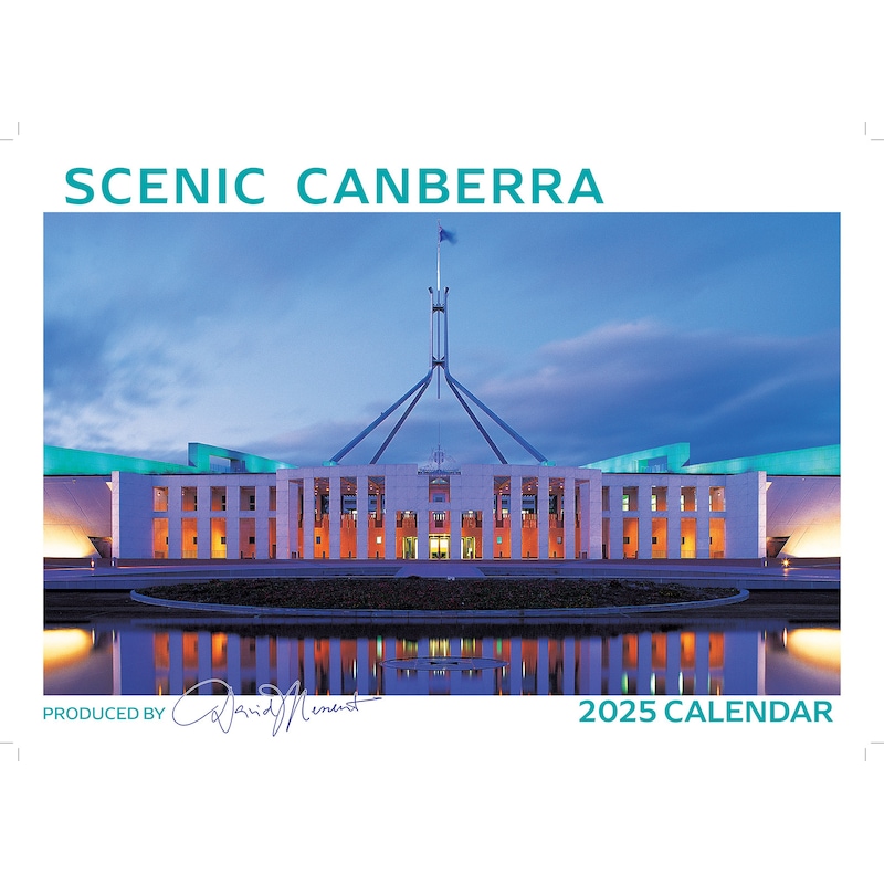 Buy 2025 Calendar Scenic Canberra Wall David Messent CANC MyDeal