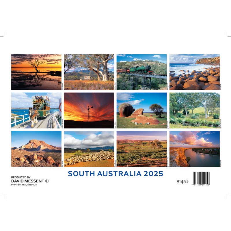 Buy 2025 Calendar South Australia Wall David Messent SAC - MyDeal